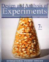 Douglas C. Montgomery - Design and Analysis of Experiments, International Student Version, 7th Edit, Häftad