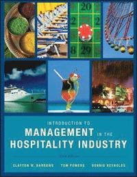 bokomslag Introduction to Management in the Hospitality Industry