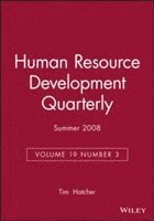 bokomslag Human Resource Development Quarterly, Volume 19, Number 3, Fall 2008