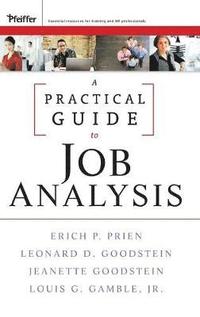 bokomslag A Practical Guide to Job Analysis