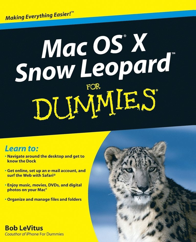Bob LeVitus, LeVitus, Bob Levitus - Mac OS X Snow Leopard For Dummies, Häftad