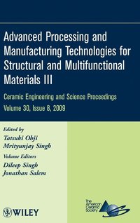 bokomslag Advanced Processing and Manufacturing Technologies for Structural and Multifunctional Materials III, Volume 30, Issue 8