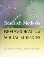bokomslag Research Methods for the Behavioral and Social Sciences