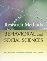Research Methods for the Behavioral and Social Sciences