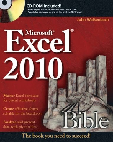 bokomslag Excel 2010 Bible Book/CD Package