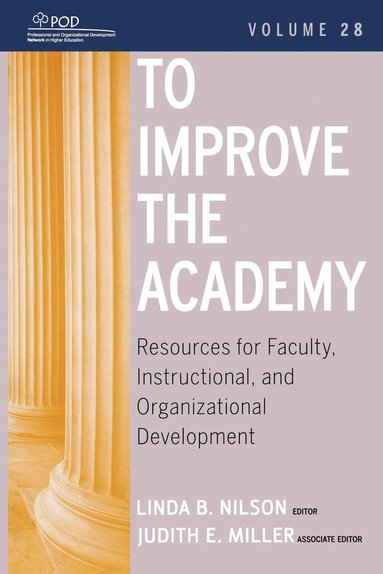 Nilson, Miller, Linda B. Nilson - To Improve the Academy, Häftad