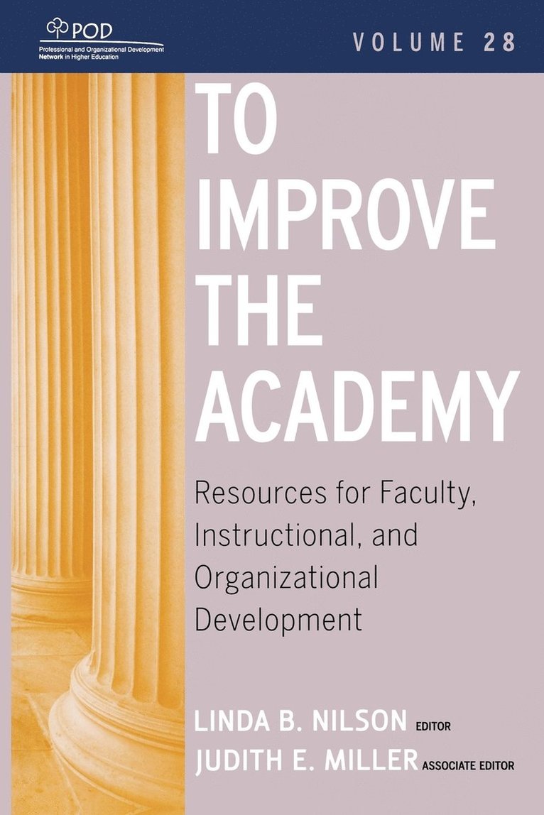 Nilson, Miller, Linda B. Nilson, Linda B Nilson - To Improve the Academy, Häftad