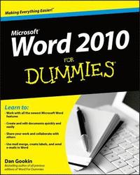 bokomslag Word 2010 for Dummies