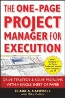 bokomslag The One-Page Project Manager for Execution