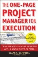 Clark A. Campbell, Mike Collins, Clark A Campbell - One-Page Project Manager for Execution, Häftad