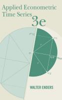 bokomslag Applied Econometric Times Series, 3rd Edition