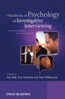 Bull, Valentine, Ray H. Bull, Tim Valentine, Tom Williamson - Handbook of Psychology of Investigative Interviewing, Häftad