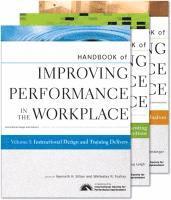bokomslag Handbook of Improving Performance in the Workplace, Set