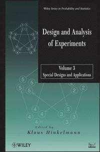 bokomslag Design and Analysis of Experiments, Volume 3
