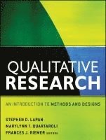 Stephen D. Lapan, MaryLynn T. Quartaroli, Frances J. Riemer - Qualitative Research, Häftad