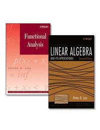 bokomslag Linear Algebra and Its Applications, 2e + Functional Analysis Set