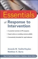 bokomslag Essentials of Response to Intervention