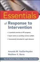 Amanda M. VanDerHeyden, Matthew K. Burns - Essentials of Response to Intervention, Häftad