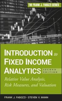 bokomslag Introduction to Fixed Income Analytics