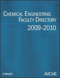bokomslag Chemical Engineering Faculty Directory