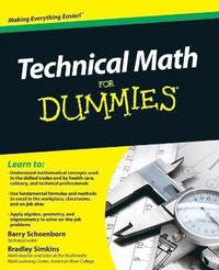 bokomslag Technical Math For Dummies