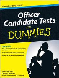 bokomslag Officer Candidate Tests For Dummies