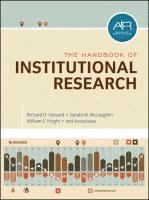 The Handbook of Institutional Research 1