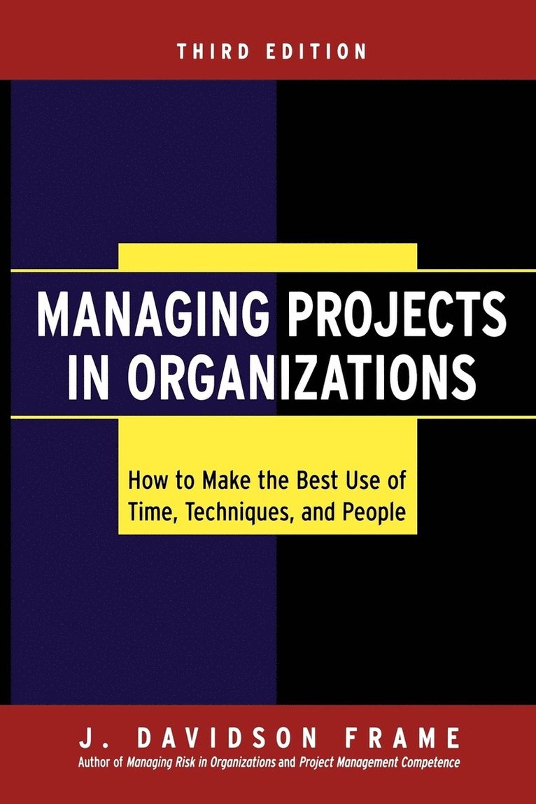 Managing Projects in Organizations 1