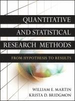 Quantitative and Statistical Research Methods 1