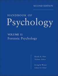 bokomslag Handbook of Psychology, Forensic Psychology