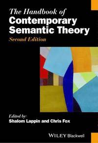 bokomslag The Handbook of Contemporary Semantic Theory