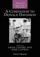 bokomslag A Companion to Donald Davidson