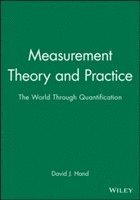 David J. Hand, Institute of Psychiatry) Hand, David J. (Biometrics Unit, London University - Measurement Theory and Practice, Inbunden