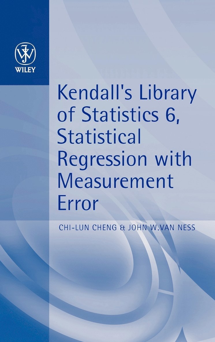 Statistical Regression with Measurement Error 1