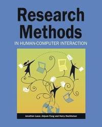 bokomslag Research Methods in Human-Computer Interaction