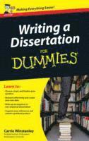 bokomslag Writing a Dissertation For Dummies