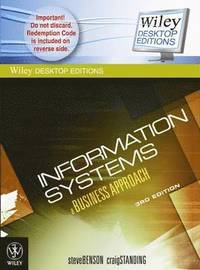 bokomslag Information Systems  A Business Approach 3e + Wiley Desktop Edition SET