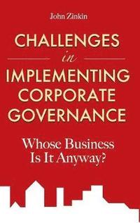 bokomslag Challenges in Implementing Corporate Governance