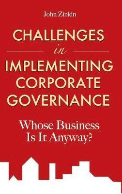 bokomslag Challenges in Implementing Corporate Governance