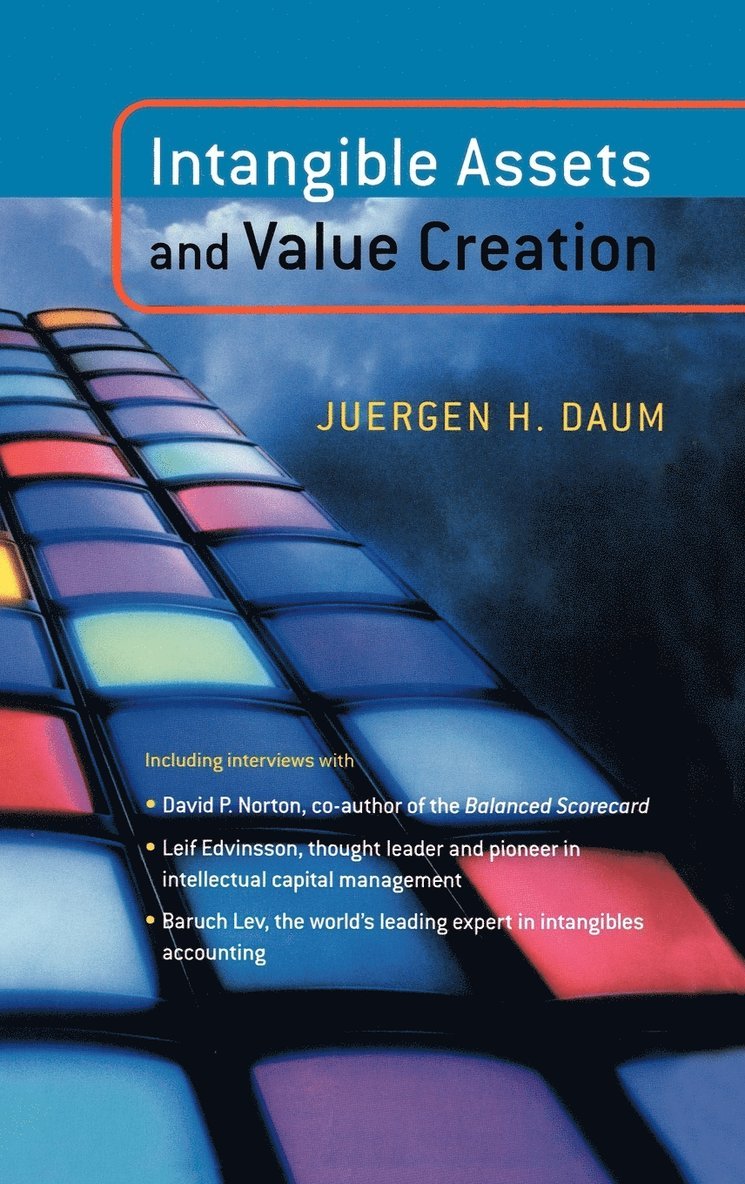 Juergen H. Daum, Jurgen Daum, Juergen H Daum - Intangible Assets and Value Creation, Inbunden