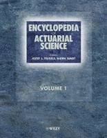 Jozef Teugels, Jozef L. Teugels, Bjørn Sundt - Encyclopedia of Actuarial Science, 3 Volume Set, Inbunden