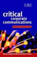 bokomslag Critical Corporate Communications
