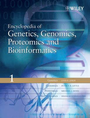 Editor:Michael J. Dunn, Editor:Lynn B.Jorde, Ed R.Little, Michael J. Dunn, Lynn B. Jorde, Peter F. R. Little, Shankar Subramaniam, Ireland) Dunn, Michael J. (University College, USA) Jorde, Lynn B. (University of Utah, australia) Little, Peter F. R. (University of New South Wales, USA) Subramaniam, Shankar (UCSD - Encyclopedia of Genetics, Genomics, Proteomics and Bioinformatics, 8 Volume Set, Inbunden