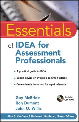 bokomslag Essentials of IDEA for Assessment Professionals