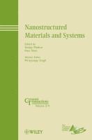 bokomslag Nanostructured Materials and Systems