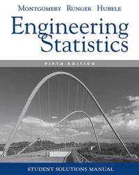 bokomslag Student Solutions Manual Engineering Statistics, 5e