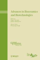 bokomslag Advances in Bioceramics and Biotechnologies