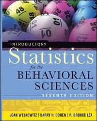 bokomslag Introductory Statistics for the Behavioral Sciences