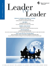 Leader to Leader (LTL), Special Carnegie Issue 1, Summer 2010