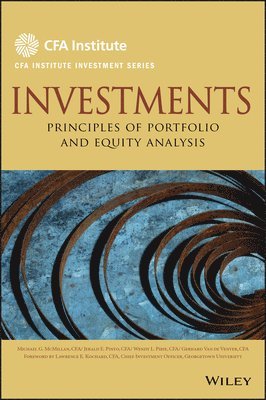 Michael McMillan, Jerald E. Pinto, Wendy L. Pirie, Gerhard Van de Venter - Investments, Inbunden